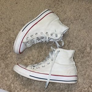 white high top converse